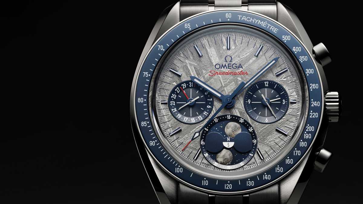 Omega - Speedmaster Moonphase Meteorite